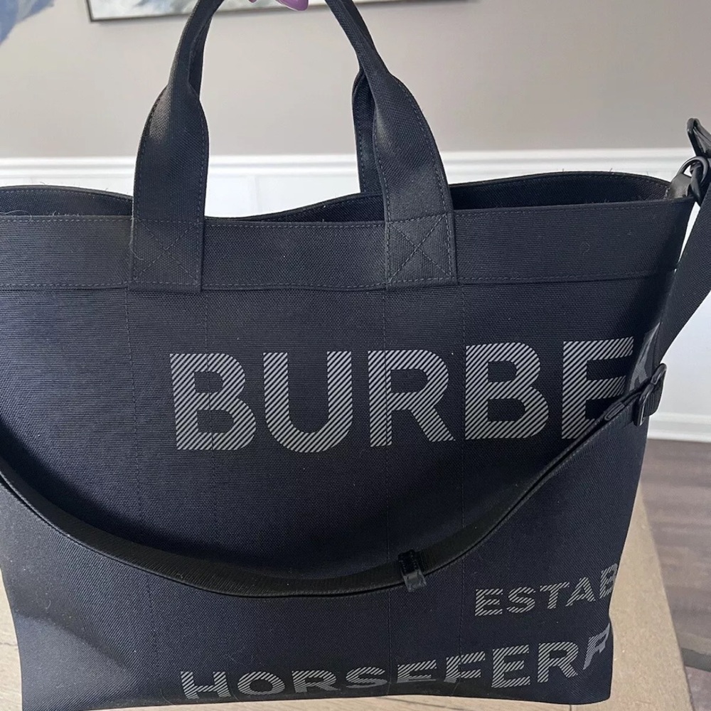 Burberry Black Men's Tote Bag - Picture 7 of 7